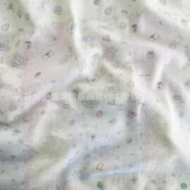 全棉双层纱布 数码印花面料小清新碎花 拼布女装童装亲子装家居服