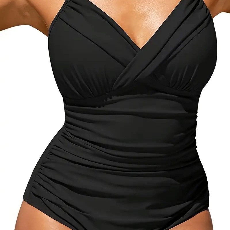 New Style Sexy Solid Color Slimming Bikini_voghion.com