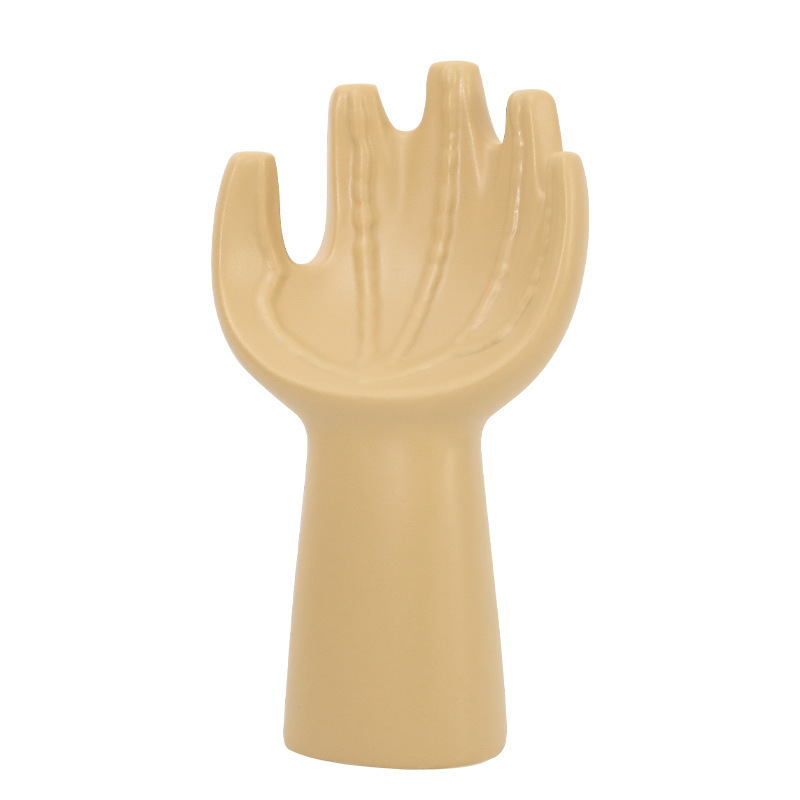 Escórdico de tamaño simple de la palma de mano artesanía decoración sala de estar TV gabinete biblioteca dormitorio decoración suave