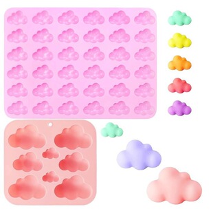 �羳��Ʒ C Cloud Shaped Candle Moulds