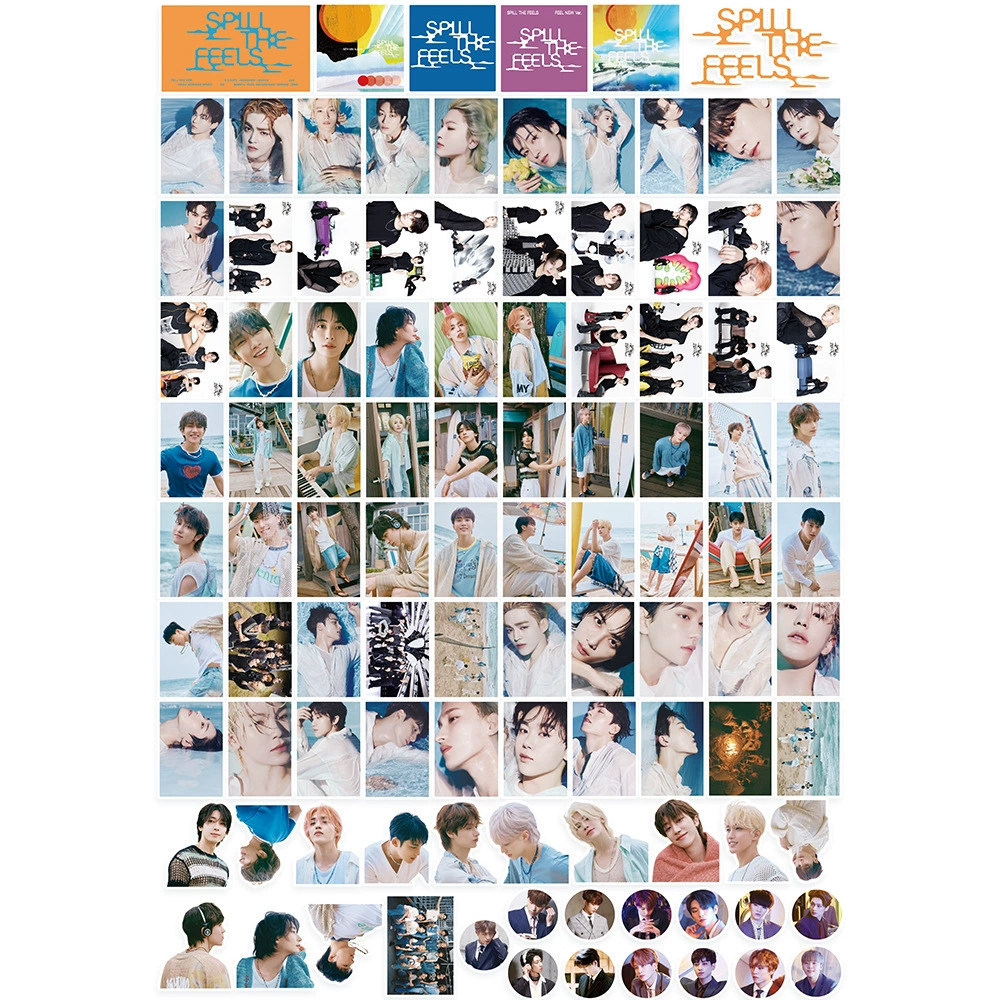 Spot 99шт Seventeen патч бумага пролитые эмоции альбом Wen Junhui Quan Shunrongyou Xu Minghao поддержка