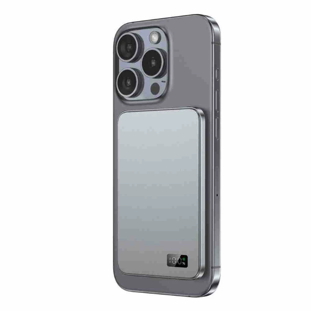 Ультратонкий беспроводной магнитный блок питания, подходящий для Android Apple Magsafe, внешний аккумулятор, быстрая зарядка, мобильный источник питания qi2