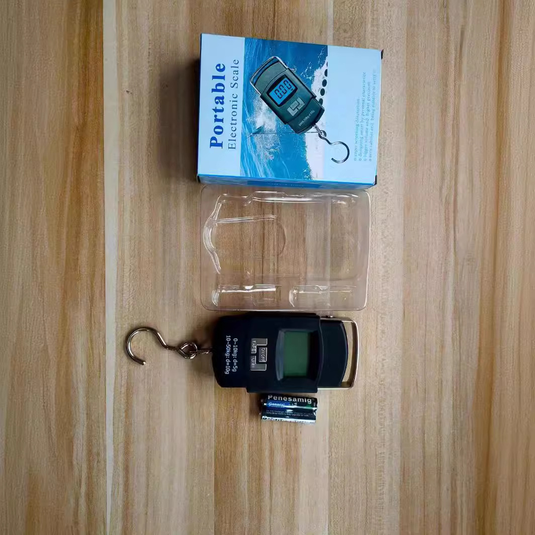 2023 A08 báscula electrónica 50 kg báscula de equipaje báscula de entrega báscula portátil