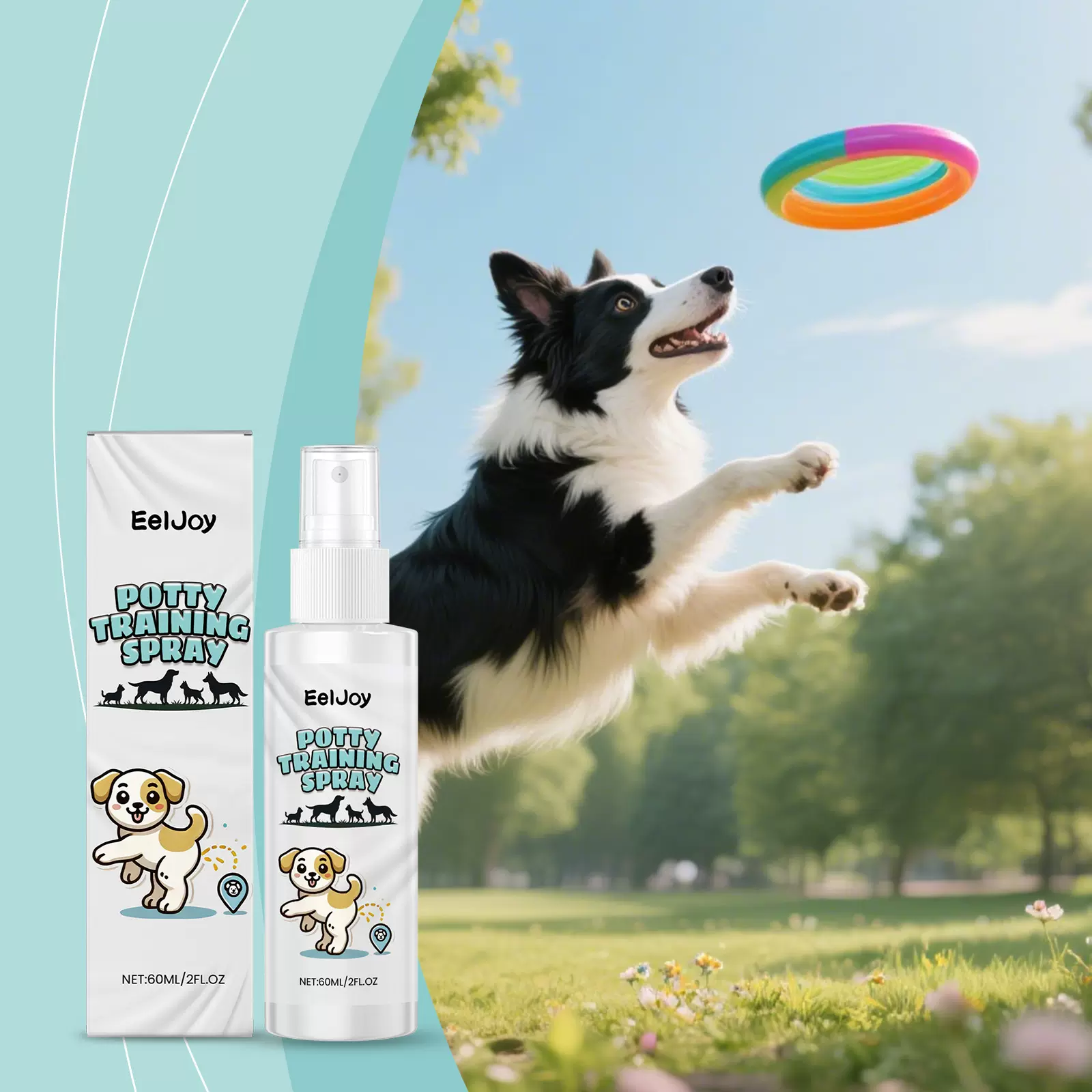 EELJOY 狗狗如厕训练喷雾 日常训练狗狗定点上厕所定位引导喷雾