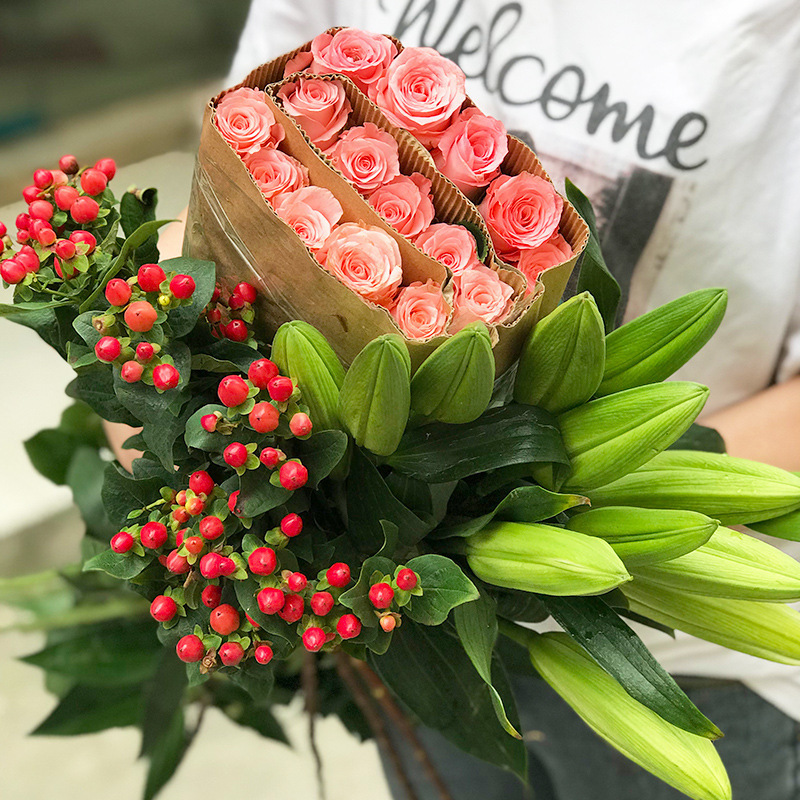 玫瑰花鲜花云南昆明基地批直发百合向日葵红豆家用鲜切水养插|undefined