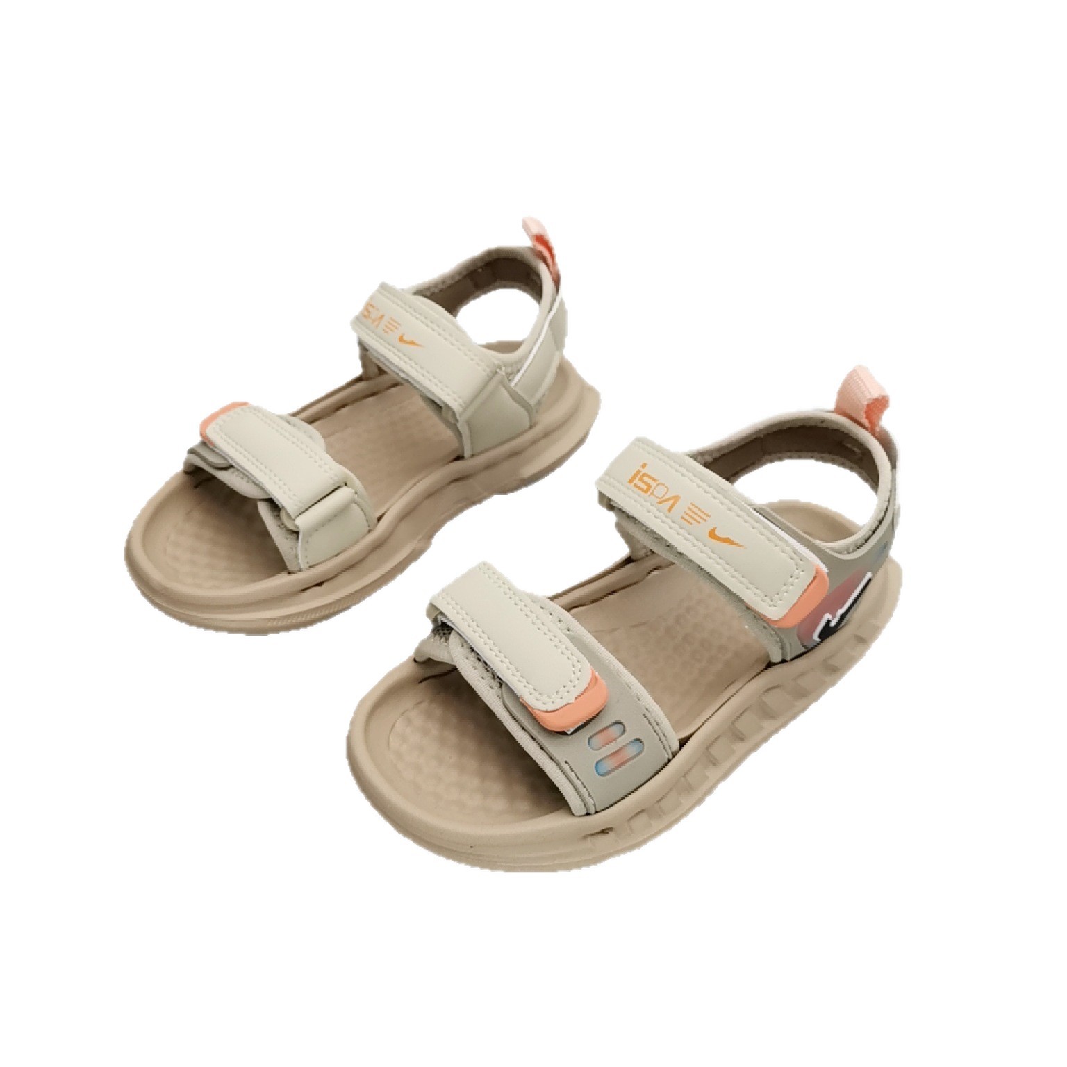 Sandalias de verano para niños, tallas 32-37, nuevo modelo, zapatos de suela ligera para niños, sandalias de playa con hebilla para actividades infantiles.