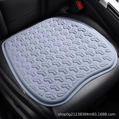 Breathable Cooling Cushion Heat Insulation, Seat cushion, seat cover - blue-gray-small-version-square-mat