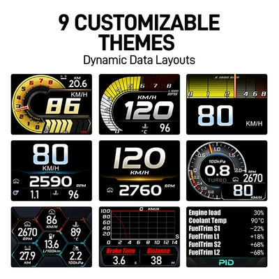 Vehicle HUD Update Hud Head-Up Lcd Instrument
