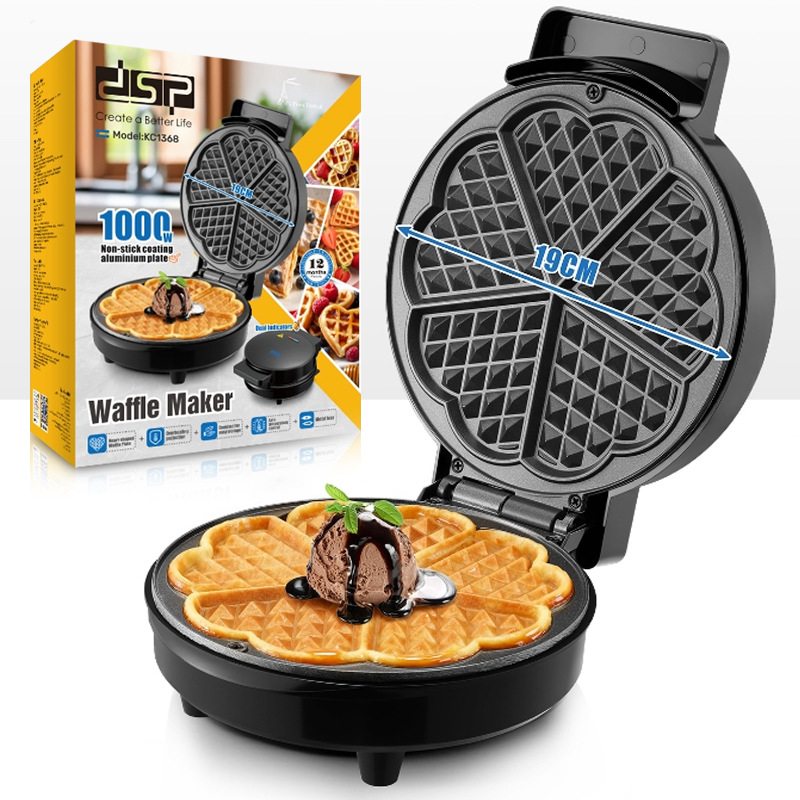 Dsp/Dansong Household Electric Pancake Maker Waffle Maker Egg Waffle Maker Egg Roll Cake Sandwich Breakfast Maker Kc1368