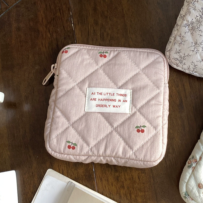 Милый портативный косметичка, наушники, сумка с оборудованием, помада, organizer bag