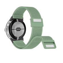 适用谷歌智能手表表带Google Pixel Watch 2代1代磁吸扣平纹表带