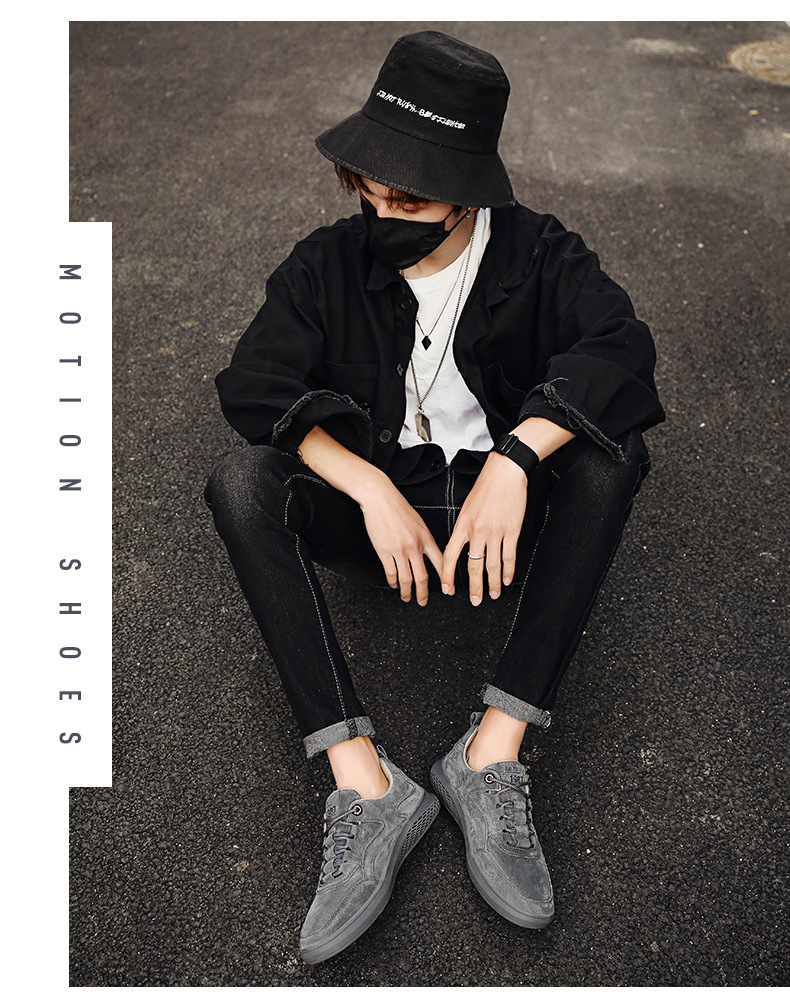 2024 Spring New Large Size Korean Edition Sports and Casual Soft Breathable Matte Leather Low Top Men's Shoes_voghion.com