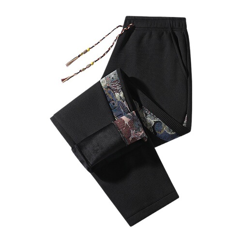 Vintage American Grey Men's Autumn Slimming Cooler Style Pants High-Grade Loose Straight Tapered Knife Edge Sports Pants