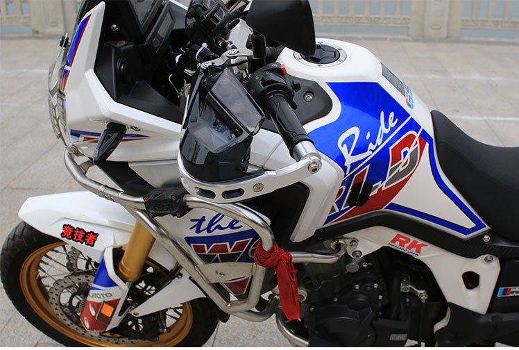 Motorcycle Handguard Wind Shield Uy125Afr Nine号Dl250 Anti-Fall Handlebar Uhr150 Kove 525X Modification