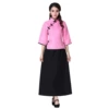 Pink cotton [top + long skirt]