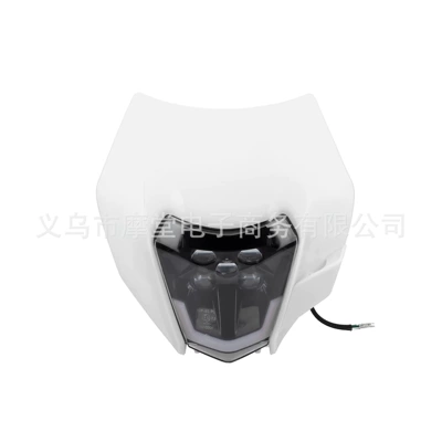 Motorcycle headlights, headlights, modified LED daytime running - 16-piece-set-of-new-five-bead-projector-headlights-white