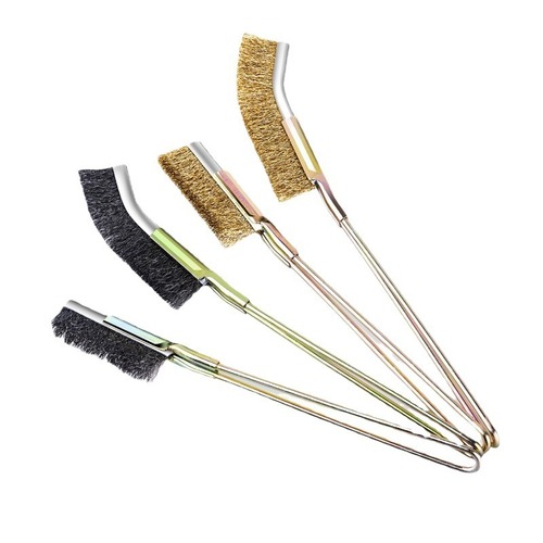 Rust removal knife type wire brush bowl type cleaning iron brush pen type household boutique elbow type wire brush tool wholesale