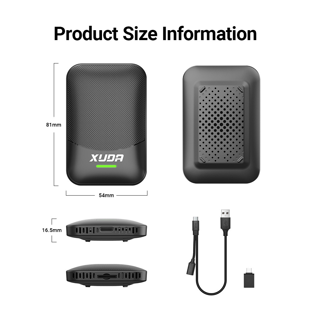 Xuda Wireless Carplay Is Suitable for Huawei Hicar Android System 4-in-1 Android Auto Adapter