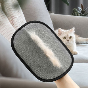 Cross-Border Pet Electrostatic Hair Removal Gloves Two-Way Brush Hair Removal Brush Sticky Hair Artifact Cat Hair Cleaning Quick Sticky Gloves