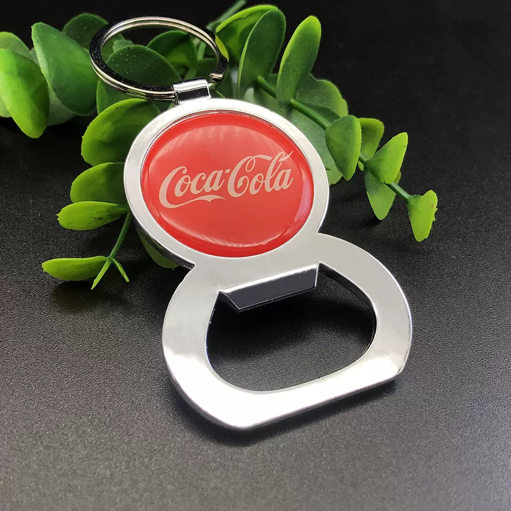 金属滴胶开瓶器四色logo印刷啤酒开厨房小工具啤酒饮料广告小礼品