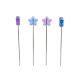 Cross-border supply of transparent three-dimensional five-pointed star pin DIY handmade jewelry fixed pin star pin