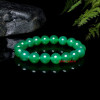 Onyx green bracelet jade natural stone, wholesale