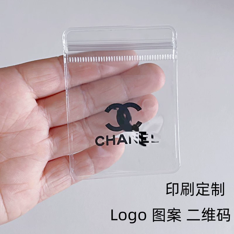 ПВХ-пакет с напечатанным логотипом, пакет для хранения ювелирных изделий, пыленепроницаемый и антиокислительный пакет с застежкой-молнией, пакет для упаковки ювелирных изделий, пыленепроницаемый и влагонепроницаемый.