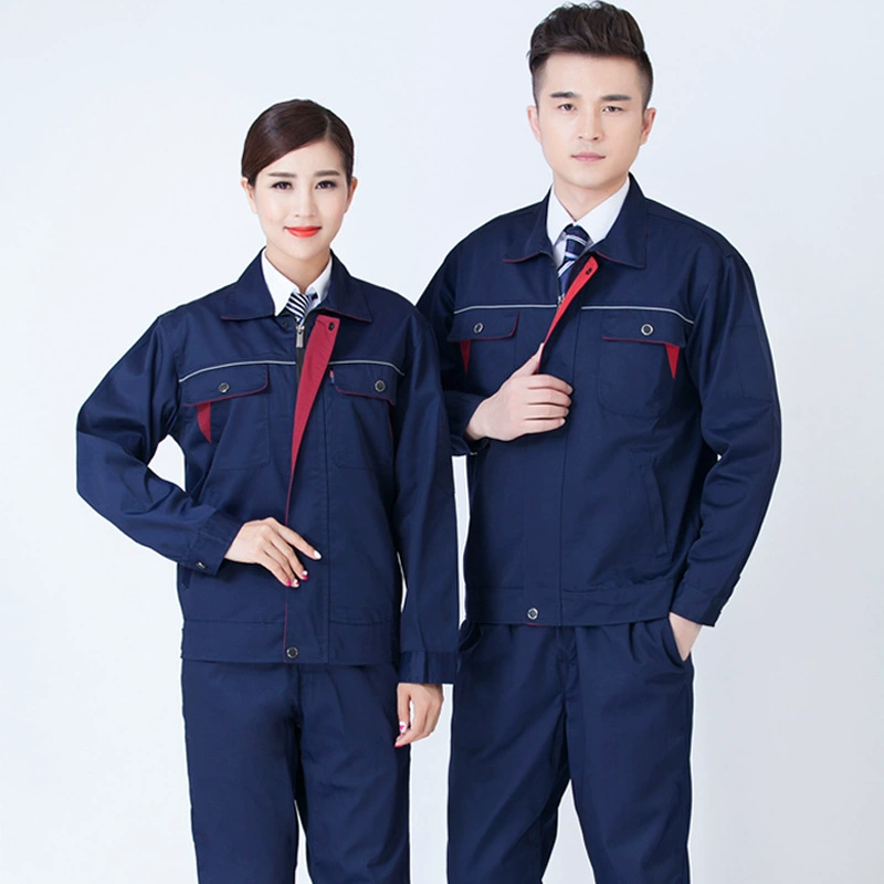Рабочая одежда из полиэстера и хлопка, мужская одежда для защиты труда, инженерная техника, строительная площадка, авторемонт, свободная рабочая одежда, заводская одежда по индивидуальному заказу, весна и осень
