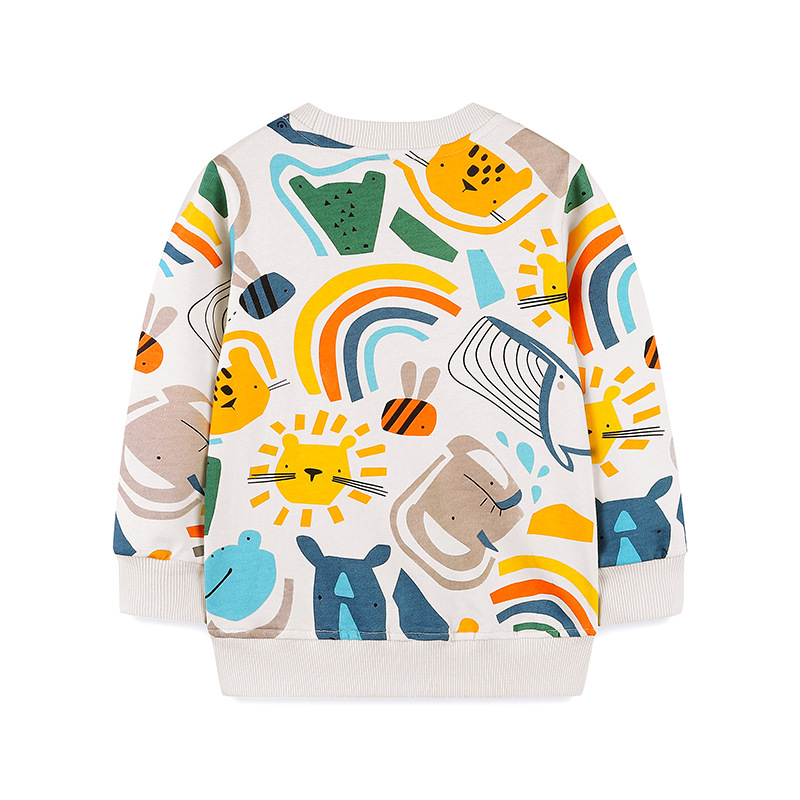 Sudadera Infantil Otoño 2026, Estilo Europeo y Americano, Cuello Redondo, Manga Larga, para Niños, Venta al Por Mayor