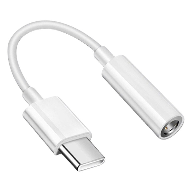 Aplicable a Apple Huawei adaptador de cable adaptador de auriculares Tipo-c a 3,5 llamada Bluetooth ventana emergente de audio