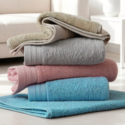 Mercan velvet towel mother-child set, more absorbent than pure cotton bath towel, two-piece set, soft and skin-friendly bath towel.