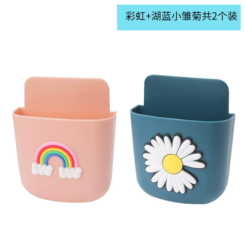 Cute storage box, wall remote control for bed