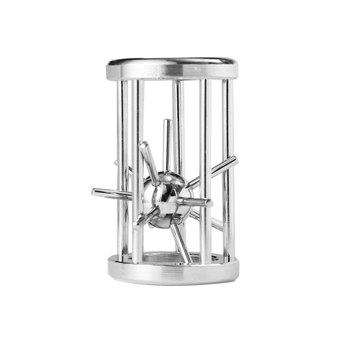 Moxu puzzle zinc alloy intellectual puzzle series educational toys golden silkworm shelling toys horseshoe lock