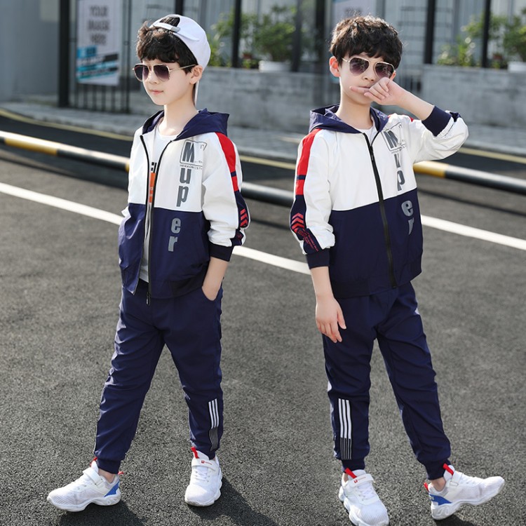 Children's clothing Boy suit spring and autumn new pattern baby Athletic Wear Western style Child Two piece set clothes handsome children Autumn