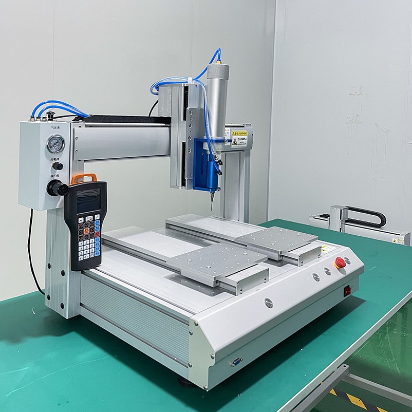 Visual automatic gluing machine LED lamp PCB board silicone glass glue gluing machine three-axis automatic dispensing machine 2