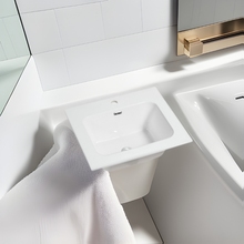 高拉(Goalar)家用卫生间阳台陶瓷方形洗碗盆洗衣池一体盆面盆