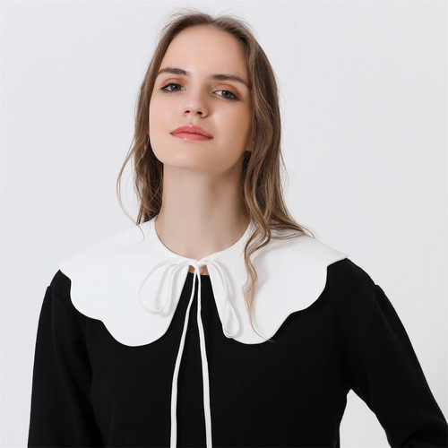 Big collar artifact autumn and winter outer coat fake collar fake collar shawl collar trendy doll collar cloak waistcoat