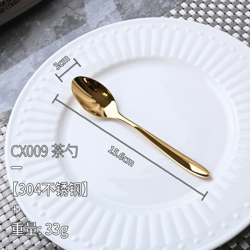 ハイエンド 304 ステンレス鋼チップテールナイフとフォーククリエイティブエレガントなレストランハイエンド食器ホテルステーキナイフとフォークスプーン|undefined