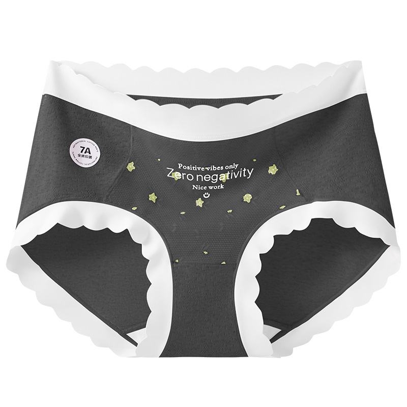 Artesanía de bordado francés Algodón puro cómodo encaje agradable para la piel entrepierna de algodón suave y transpirable entrepierna antibacteriana de grado 7A ropa interior de mujer
