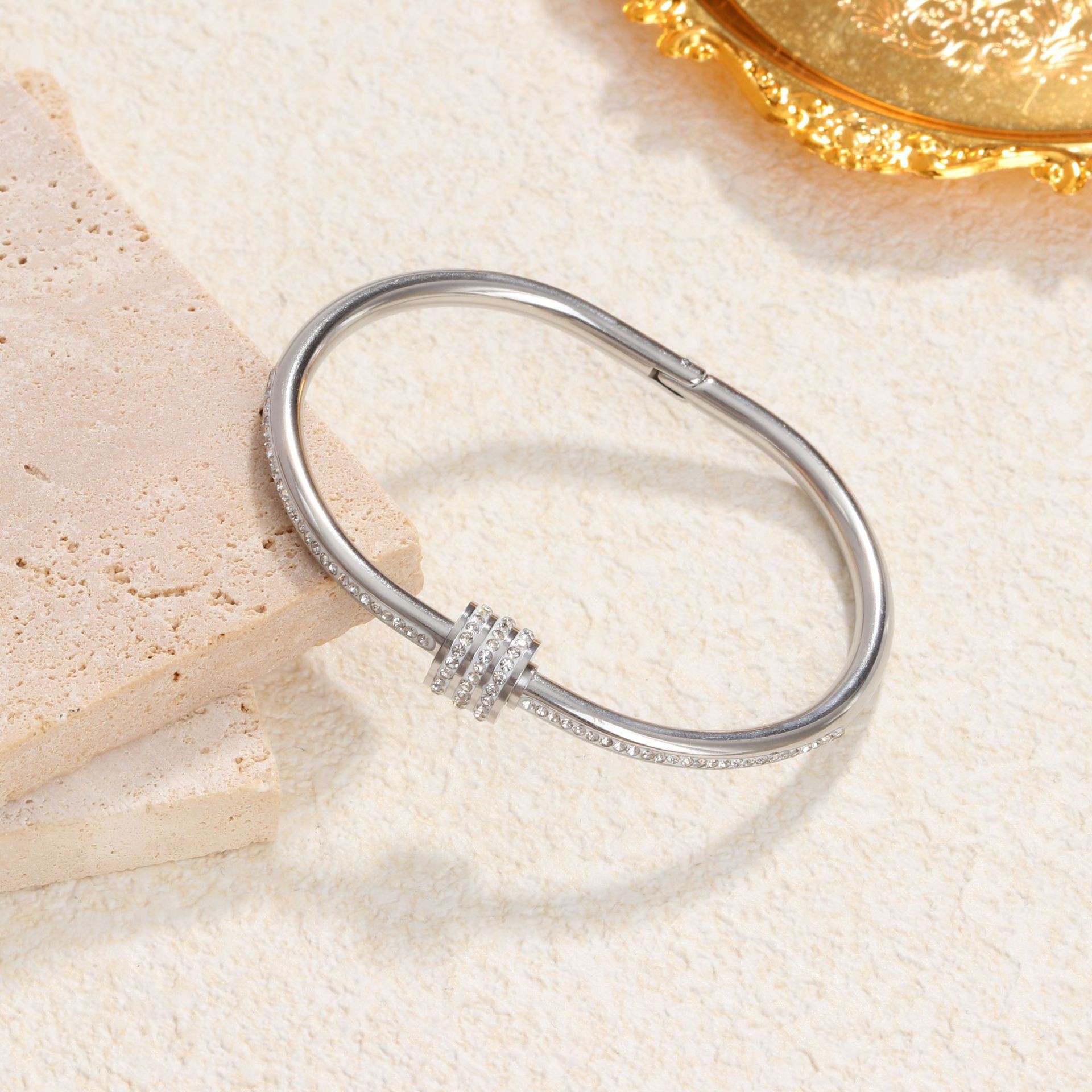 59 작은 허리 팔찌 스틸 색상