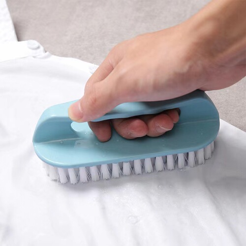 Laundry brush, soft bristle brush, shoe magic tool, shoe-friendly multi-function cleaner, long handle handheld board brush, three-sided shoe brush