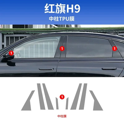 Car interior film — for 25 - universal-version-center-column-membrane