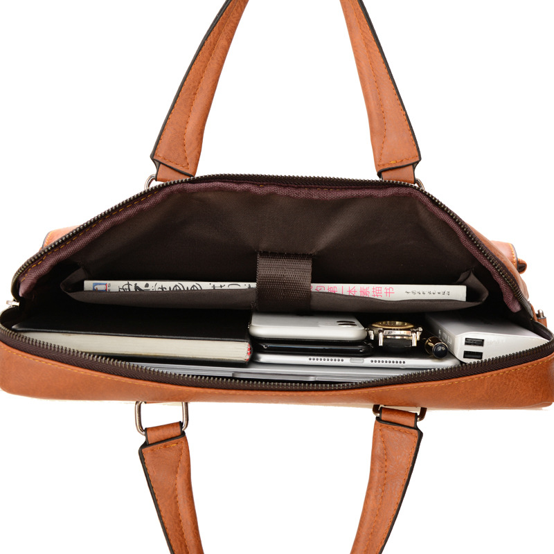 Maletín de hombre, maletín de comercio exterior, bolso de hombro de negocios para hombre, bolso de ocio, duradero