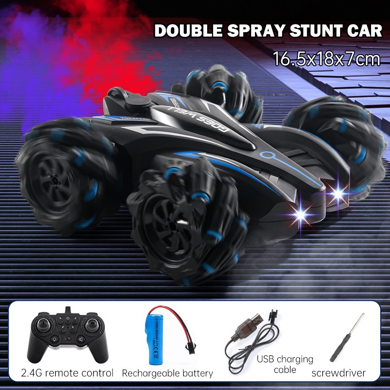 Nuevo transfronterizo de inducción de gestos doble pulverización de doble cara coche de chatarra rendimiento de venta caliente de deriva vehículo de control remoto 4WD