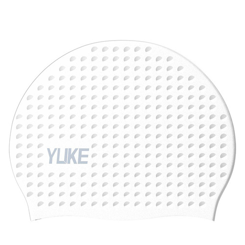 Adult pure silicone high elastic swimming cap for men and women waterproof swimming cap that does not strangle the head solid color swimming supplies wholesale