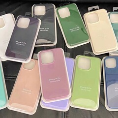 Apple 16 携帯電話ケース 13/14 に適した液体シリコーン ソリッドカラー シンプルな保護カバー iPhone15 オールインクルーシブ ストレートエッジ