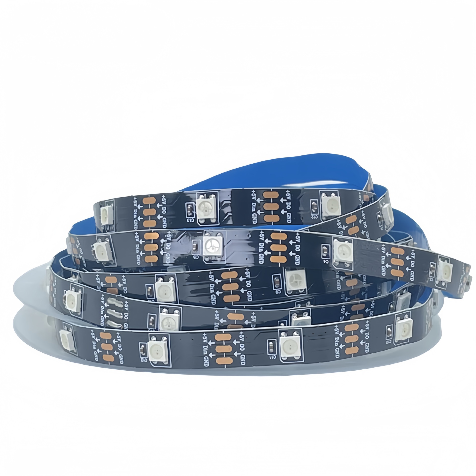 Lámpara LED Symphony con banda de marquesina RGB a todo color IC incorporada 30/60/144 luz DC5V control de un solo punto WS2812b