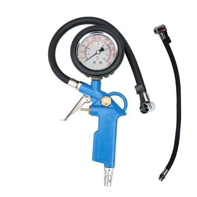 Inflator Gauge — Air pressure gauge/tire pressure gauge - 3rd-generation-blue-oil-gauge-plus-tube