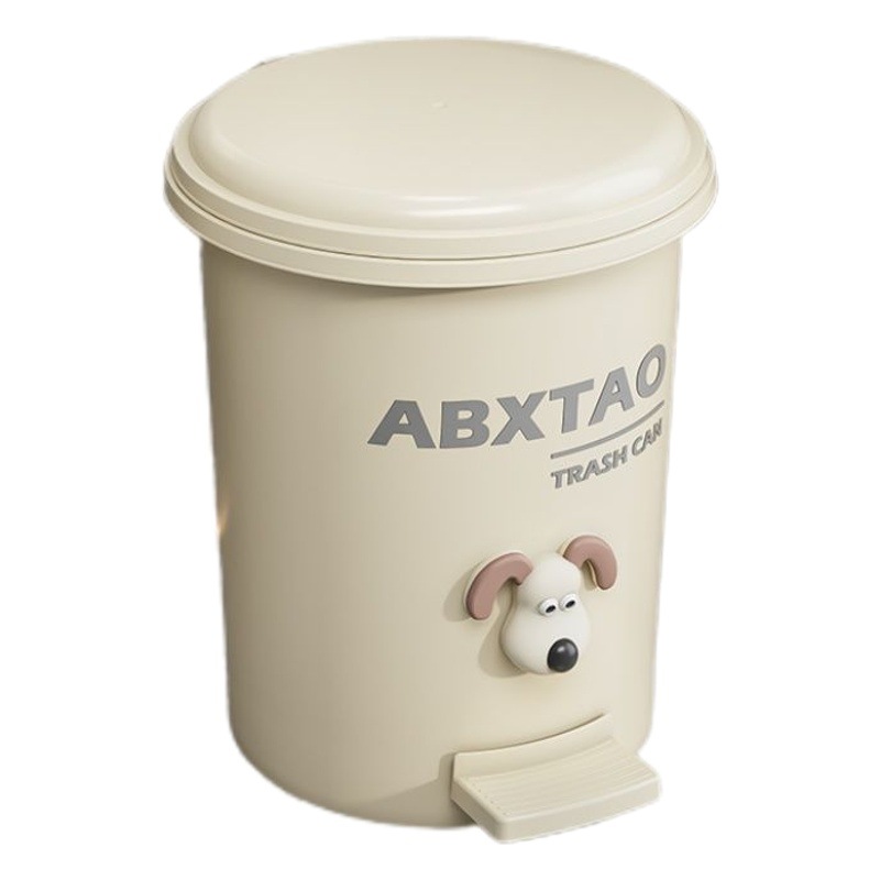 Barril de almacenamiento de alto valor, bote de basura para el hogar, sala de estar, baño, dormitorio con tapa, cocina, canasta de papel de gran capacidad