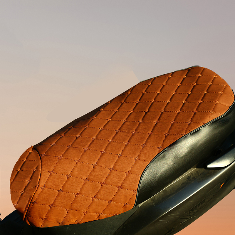 Suitable for Haojue Vf125/Vh125/Vf100/Yuzuan Motorcycle Waterproof Seat Cover Thickeneded Leather Sun Protection Seat Cover